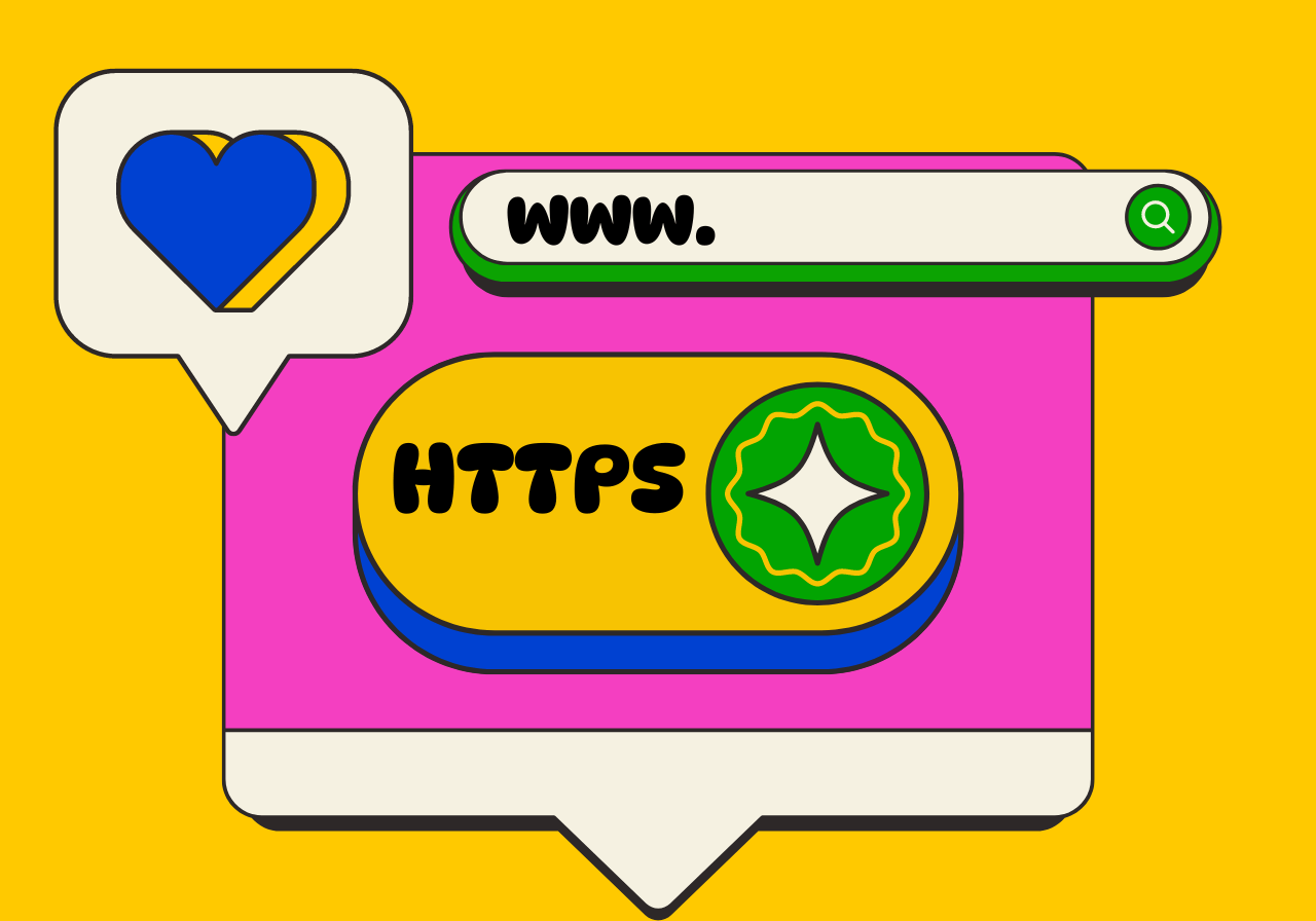 Illustration symbolisant la sécurité HTTPS d'un hébergement web