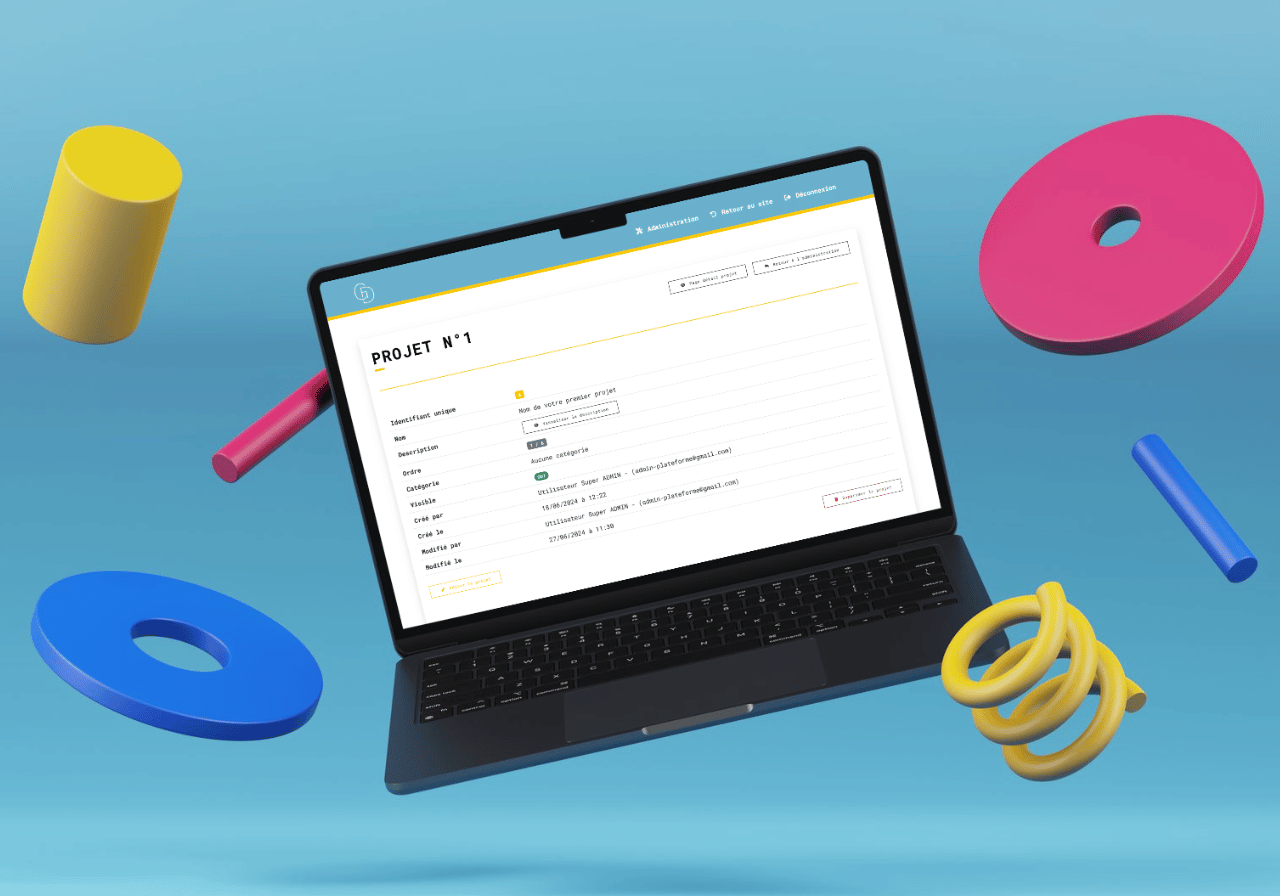 Illustration des fonctions pratiques du site administrable