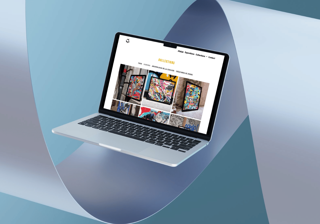 Page d'accueil d'un site administrable professionnel