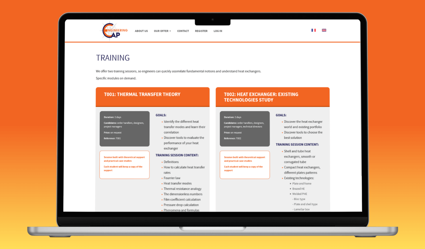 Comparaison 2eme : Application Cap Engineering
