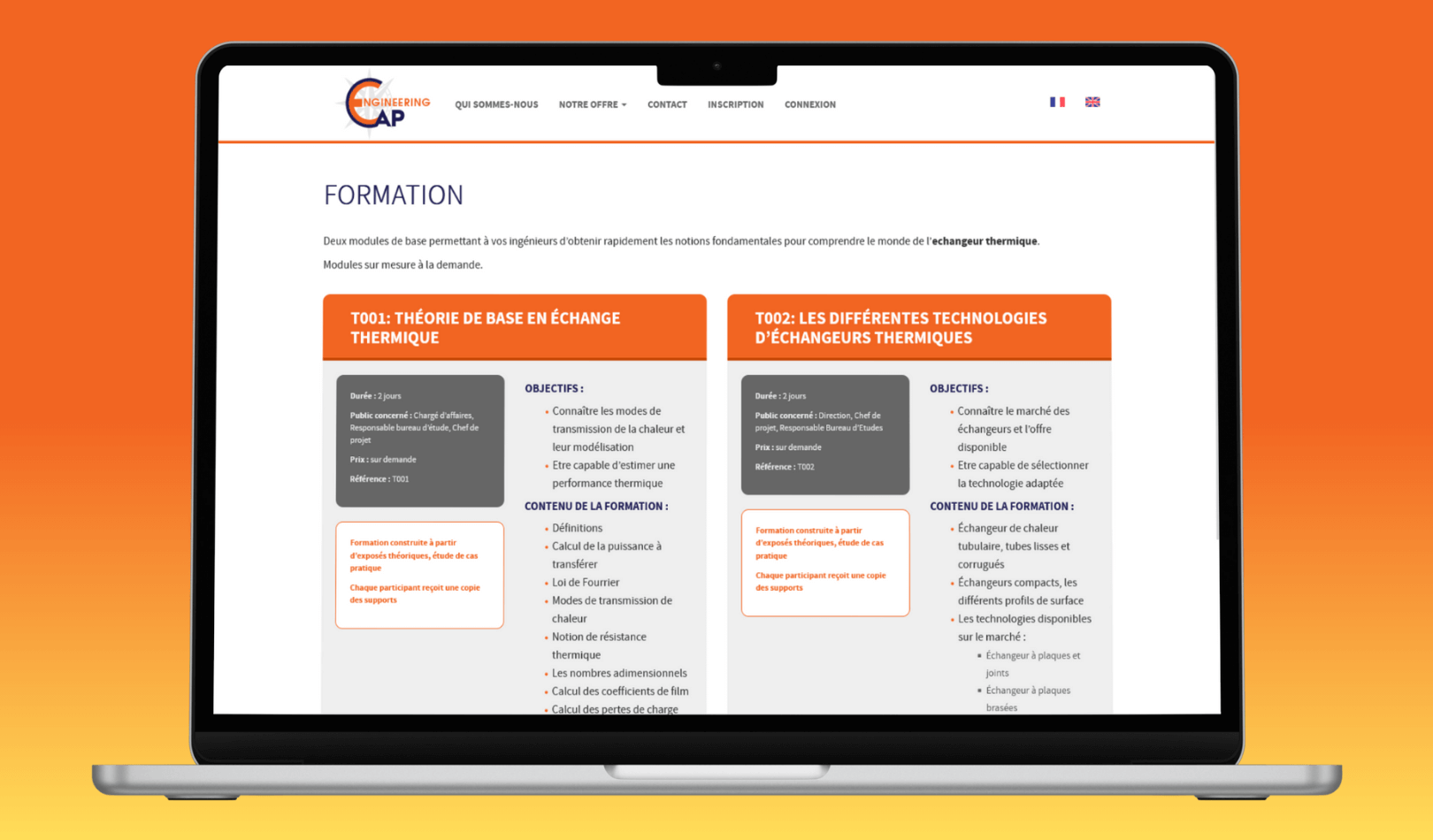 Comparaison 1ere : Application Cap Engineering